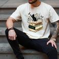Fantasy Drama Tragedy Cat Book Lover Reading Humor Men's Comfort Colors T-Shirt Ivory Fantasy Drama Tragedy Cat Book Lover Reading Humor Men's Comfort Colors T-Shirt Ivory