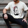 Female Librarian Rosie Riveter Book Guardian Woman Men's Comfort Colors T-Shirt Ivory Female Librarian Rosie Riveter Book Guardian Woman Men's Comfort Colors T-Shirt Ivory