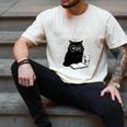 First Of All I’m A Delight Cute Cat Books Coffee Humor Men's Comfort Colors T-Shirt Ivory