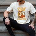 Floral Cow Reading Pun Just One More Chapter Cozy Book Lover Men's Comfort Colors T-Shirt Ivory