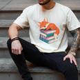 Fox Reading Book Pajama Sleep Men's Comfort Colors T-Shirt Ivory Fox Reading Book Pajama Sleep Men's Comfort Colors T-Shirt Ivory