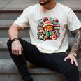 Gingerbread Reading Book Lovers Christmas Bookworm Librarian Premium Men's Comfort Colors T-Shirt Ivory