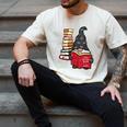 Gnome Read Reading Book Librarian Across America Women Kids Men's Comfort Colors T-Shirt Ivory