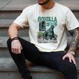 Godzilla Ocean Scene Comic Book Illustration Movie Monster Men's Comfort Colors T-Shirt Ivory Godzilla Ocean Scene Comic Book Illustration Movie Monster Men's Comfort Colors T-Shirt Ivory