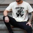 Good Girls Read Spicy Skeleton Book Club Men's Comfort Colors T-Shirt Ivory