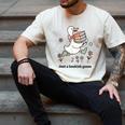 Goose With Books Cute Bookworm Reader Men's Comfort Colors T-Shirt Ivory