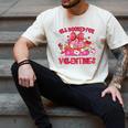 Groovy All Booked For Valentines Books Pink Coquette Bow Men's Comfort Colors T-Shirt Ivory
