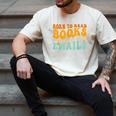 Groovy Born To Read Books Forced To Read Emails Reading Men's Comfort Colors T-Shirt Ivory