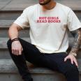 Hot Girls Read Books Book Lovers Men's Comfort Colors T-Shirt Ivory