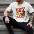 I'm Booked For The Holidays Christmas Reading Bookworm Xmas Men's Comfort Colors T-Shirt Ivory I'm Booked For The Holidays Christmas Reading Bookworm Xmas Men's Comfort Colors T-Shirt Ivory