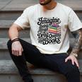 Imagine Being Afraid Of Drag Queens And Books Men's Comfort Colors T-Shirt Ivory