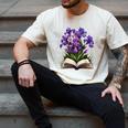 Irises Flowers Book Iris Floral Men's Comfort Colors T-Shirt Ivory