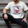 It's a Good Day To Read a Book Cute Cat Book Day Girls Boys Men's Comfort Colors T-Shirt Ivory It's a Good Day To Read a Book Cute Cat Book Day Girls Boys Men's Comfort Colors T-Shirt Ivory