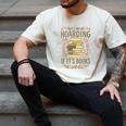 It's Not Hoarding If It's Books Book Lover Graphic Men's Comfort Colors T-Shirt Ivory