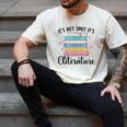 It's Not Smut It's Literature Dark Romance Smutt Book Lover Men's Comfort Colors T-Shirt Ivory