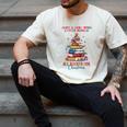 Just a Girl Who Loves Books All Booked For Christmas Men's Comfort Colors T-Shirt Ivory