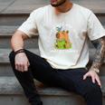 Just a Girl Who Loves Books And Capybaras Men's Comfort Colors T-Shirt Ivory