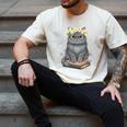Just A Girl Who Loves Cats & Books Bookish Women Men's Comfort Colors T-Shirt Ivory