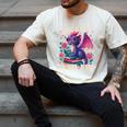 Just a Girl Who Loves Dragons And Books Dragon Men's Comfort Colors T-Shirt Ivory