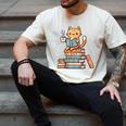 Kawaii Cat Coffee Books Teacher Men Women Girls Kids Men's Comfort Colors T-Shirt Ivory Kawaii Cat Coffee Books Teacher Men Women Girls Kids Men's Comfort Colors T-Shirt Ivory