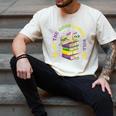Let The Good Books Roll Mardi Gras Reading Men's Comfort Colors T-Shirt Ivory