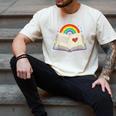 Libraries Are For Everyone Book LGBTQ Ally Gay Pride Month Men's Comfort Colors T-Shirt Ivory