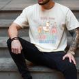 Little Miss 100 Days Smarter Cute Goose Reading Books Girls Men's Comfort Colors T-Shirt Ivory