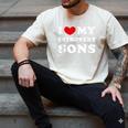 I Love My Introvert Sons I Heart My Introvert Sons Men's Comfort Colors T-Shirt Ivory I Love My Introvert Sons I Heart My Introvert Sons Men's Comfort Colors T-Shirt Ivory