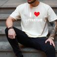 I Love Literature Heart Books Writing Reading Read Write Men's Comfort Colors T-Shirt Ivory I Love Literature Heart Books Writing Reading Read Write Men's Comfort Colors T-Shirt Ivory
