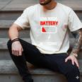 Low Social Battery Need Recharge Introvert Self-Care Men's Comfort Colors T-Shirt Ivory