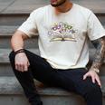 Mardi Gras Book Librarian Author Purple Beads Men's Comfort Colors T-Shirt Ivory