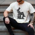 Men Pixel Art Geometric Book Human Drawing Graphic Men Men's Comfort Colors T-Shirt Ivory