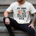 My Mom Is The Best Teacher Ever Apple Books School Mother Men's Comfort Colors T-Shirt Ivory