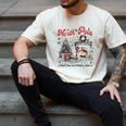 North Pole Book Club Book Lover Bookish Bookworm Christmas Men's Comfort Colors T-Shirt Ivory