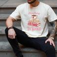 Not Today I'm Booked Book Lover Book Stack Coquette Bow Men's Comfort Colors T-Shirt Ivory