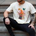 Octopus Book Reading Book Reader Ocean Octopus Men's Comfort Colors T-Shirt Ivory