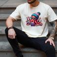 Octopus Reading Book Kraken Book Lover Men's Comfort Colors T-Shirt Ivory