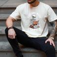 One More Chapter Skeleton Reading Books Lovers Readers Men's Comfort Colors T-Shirt Ivory