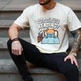 Orange Cat Reading Book 67 Six Seven Meme Men's Comfort Colors T-Shirt Ivory