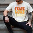 Peace Love Books Men Women Men's Comfort Colors T-Shirt Ivory