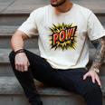 POW Comic Book Retro Artwork – Cartoon Collector Men's Comfort Colors T-Shirt Ivory