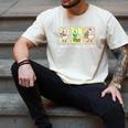 Preppy 100 Days Of School Goose Coffee Books Teacher Life Men's Comfort Colors T-Shirt Ivory