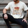 Queen Of The Classroom Appreciation Royal Crown Book Men's Comfort Colors T-Shirt Ivory