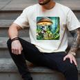 Rabbit Reading Book Under Large Mushroom Easter Bandana Men's Comfort Colors T-Shirt Ivory Rabbit Reading Book Under Large Mushroom Easter Bandana Men's Comfort Colors T-Shirt Ivory