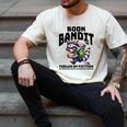 Racoon-Bookworm-Book Bandit-Fueled By Fiction Men's Comfort Colors T-Shirt Ivory