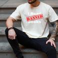 I Read Banned Books Censored Red Stamp Reading Librarian Men's Comfort Colors T-Shirt Ivory