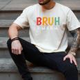Read A Book Bruh English Teacher Reading Read A Book Men's Comfort Colors T-Shirt Ivory