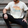 Read Books Be Kind Stay Weird Book Reader Men's Comfort Colors T-Shirt Ivory