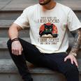 i Read Books And i Know Things Cat Reading Coffee Men's Comfort Colors T-Shirt Ivory