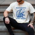 Read Books Stay Weird Men's Comfort Colors T-Shirt Ivory